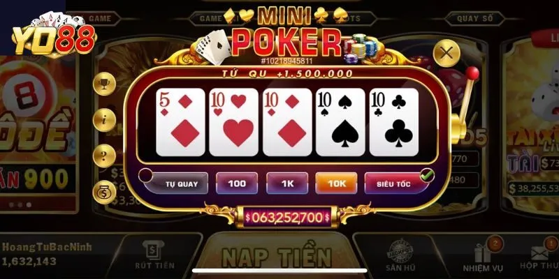 Game poker siêu đỉnh